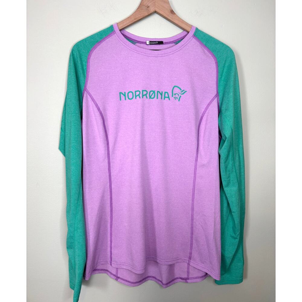 Norrona Fjora Equaliser Lightweight Long Sleeve Shirt Large Biking